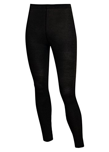 kb-Socken Damen Leggings schwarz Leggings schwarz Damen mit Innenseite angeraut warm weich kuschelig Gr (S/36-38) von kb-Socken