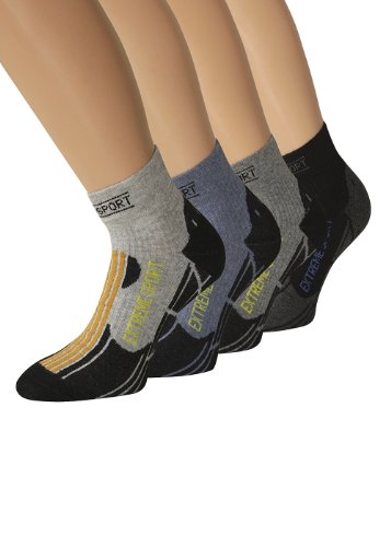 Herren Trekkingsocken kurz für Sport & Freizeit Trekkingsocken Set Sportsocken Funktionssocken Joggingsocken, 8 Paar Gr. 43/46 von kbsocken