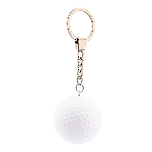 kcrygogo Echter Golfball mit Schlüsselanhänger, Taschenanhänger, Dekoration, weißer Golfball, Schlüsselanhänger für Team, Sport-Souvenir, Geschenke für Freunde, Weiss/opulenter Garten, 42.6cm kcrygogo Echter Golfball mit Schlüsselanhänger, Taschenanhänger, Dekoration, weißer Golfball, Schlüsselanhänger für Team, Sport-Souvenir, Geschenke für Freunde, Weiss/opulenter Garten, 42.6cm von kcrygogo