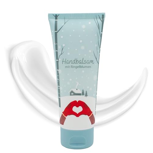 Handbalsam mit Ringelblumen 75 ml – Intensiv pflegende Handcreme für trockene & beanspruchte Hände – Feuchtigkeitsspendender Balsam mit Ringelblumenextrakt – Schützende Handpflege für weiche Haut (1) von kda