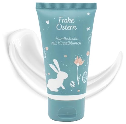10 Stk. Handcreme mit Ringelblumen 50 ml Ostern Ostergeschenk Mitbringsel Hasen Handpflege für trockene und spröde Hände Calendula rissige trockene Hände (10) von kda