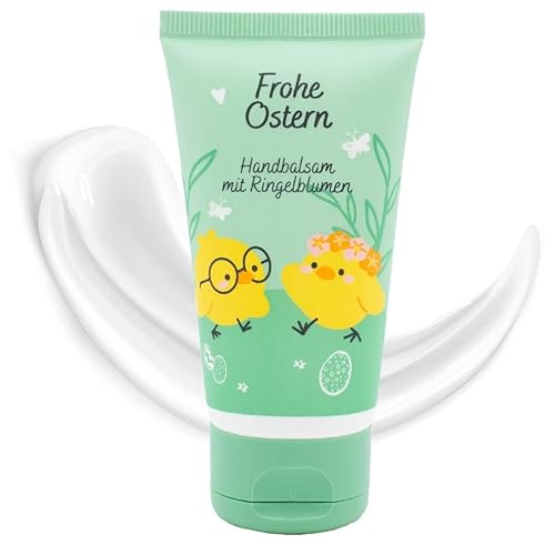 10 Stk. Handcreme mit Ringelblumen 50 ml Ostern Ostergeschenk Mitbringsel Küken Handpflege für trockene und spröde Hände Calendula rissige trockene Hände (10) von kda