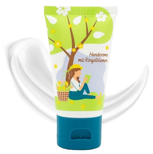 kda Handcreme mit Ringelblumen 30 ml im Frühlings Design - Frühlingsdition Frühling frisch Körperpflege Handbalsam Handpflege für rissige spröde Hände Pflege Unterwegs Geschenk Kleinigkeit (5) von kda