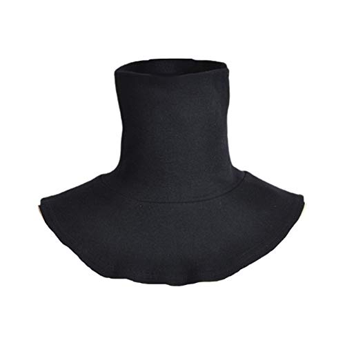 kdjsic Frauen Männer Einfach Einfarbig Dickey Falsch Gefälschter Kragen Rollkragenpullover Abnehmbare Baumwolle Half Top High Neck Cover Schlaufenschal von Xamic