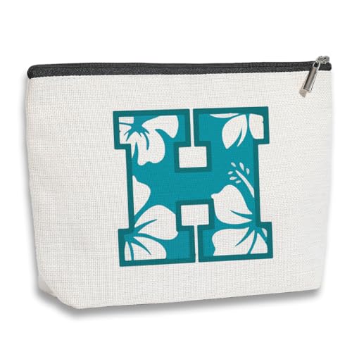kdxpbpz Hawaii Gifts Make-up-Tasche, Monogramm-Kosmetiktasche, Hawaii-Souvenirs, hawaiianischer Hibiskus, Geschenke für Frauen, Reise-Kulturbeutel, Make-up-Organizer mit Reißverschluss, Beige, kdxpbpz Hawaii Gifts Make-up-Tasche, Monogramm-Kosmetiktasche, Hawaii-Souvenirs, hawaiianischer Hibiskus, Geschenke für Frauen, Reise-Kulturbeutel, Make-up-Organizer mit Reißverschluss, Beige, von kdxpbpz