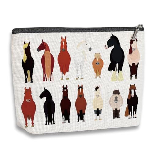 kdxpbpz Make-up-Tasche, Kosmetiktasche, Reise-Kulturbeutel, Make-up-Organizer mit Reißverschluss, Farbe 28 von kdxpbpz