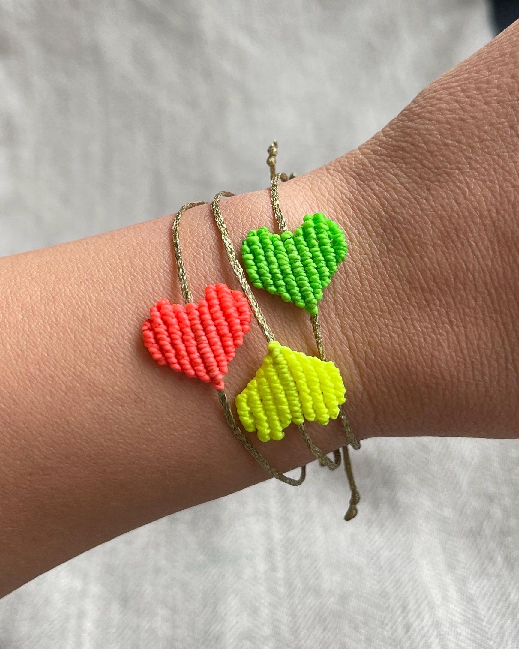Armband Herz | Neon Pink Armband Herz | Neon Pink von kdysign