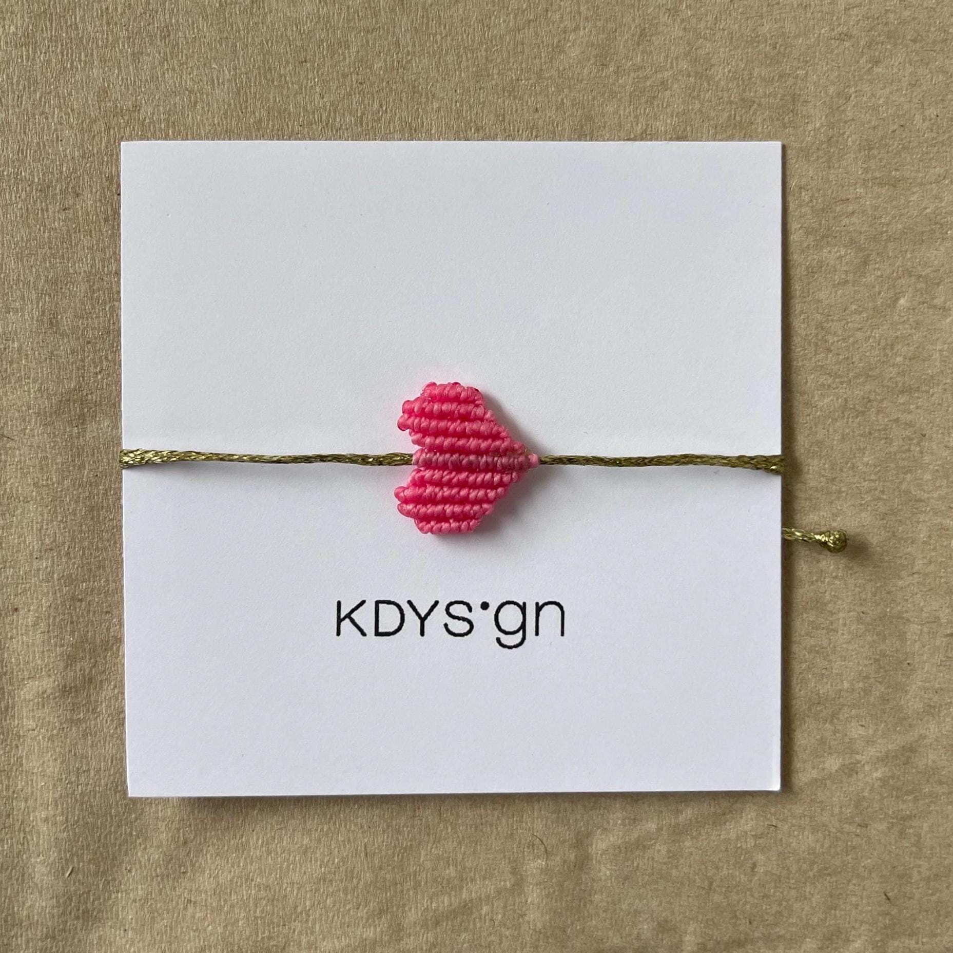 Armband Herz | Pink Armband Herz | Pink von kdysign