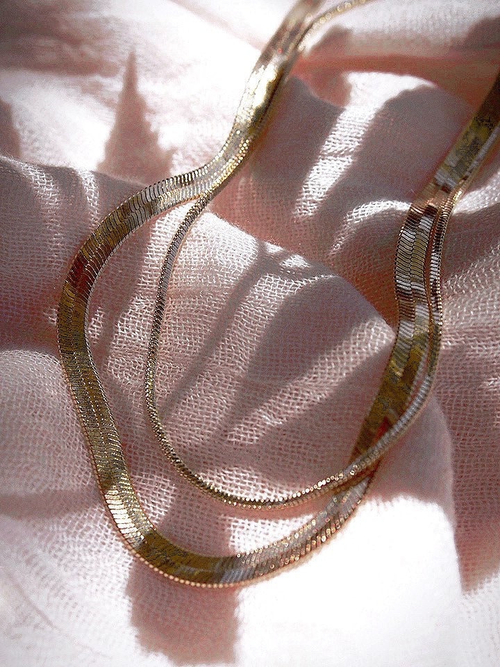 Fischgrät Halskette Set von kealohajewelry