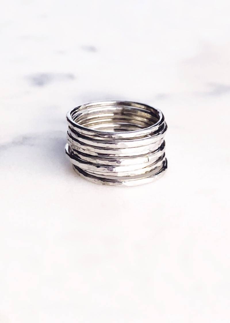 Feiner Silber Stapelring - Kaiko von kealohajewelry