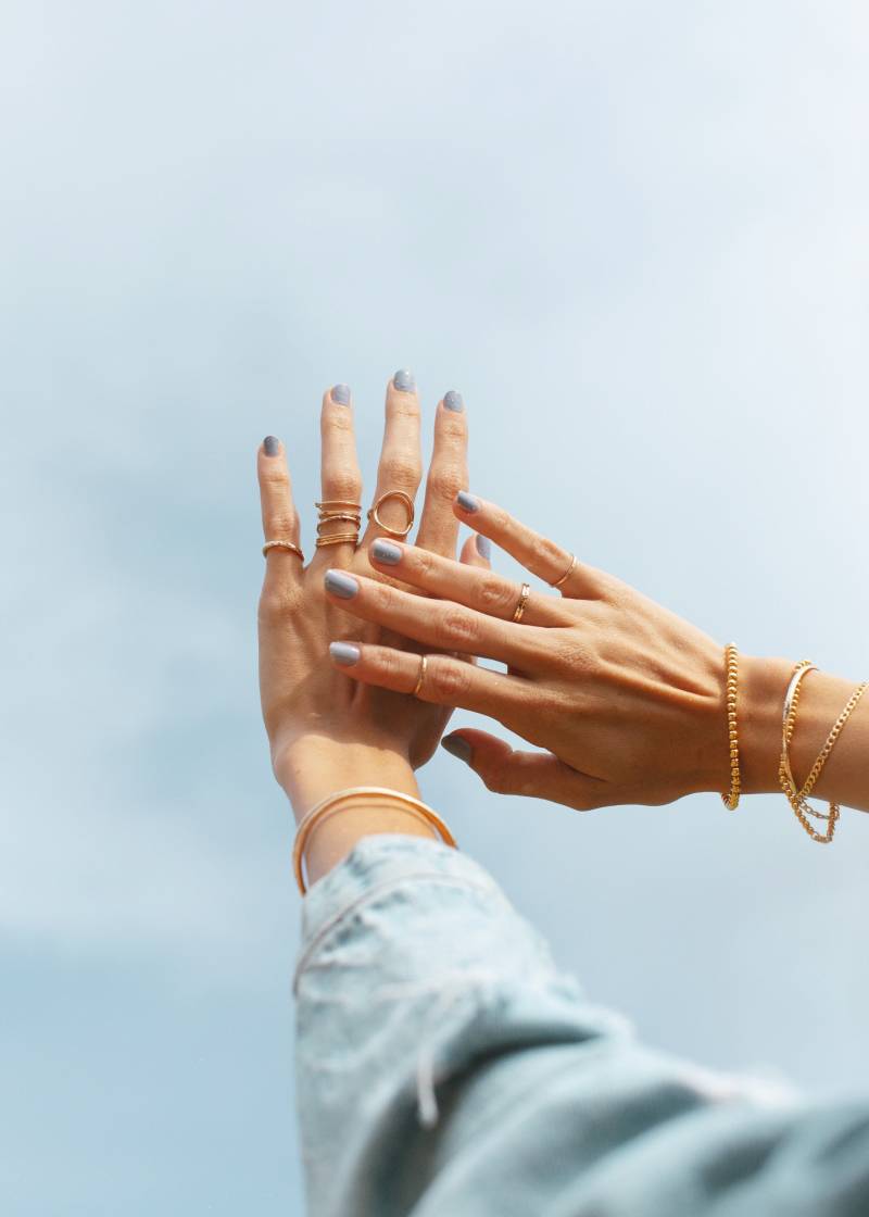 Gold Dicker Stapelring - Ailani von kealohajewelry