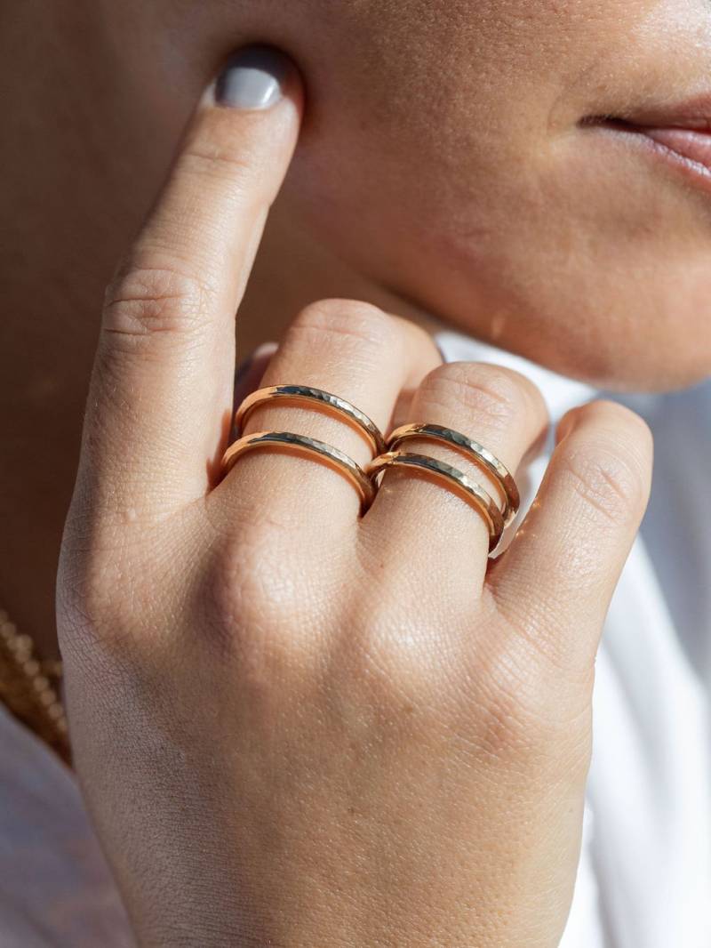 Angebot - Gold Doppel-Manschettenring Kau'i von kealohajewelry