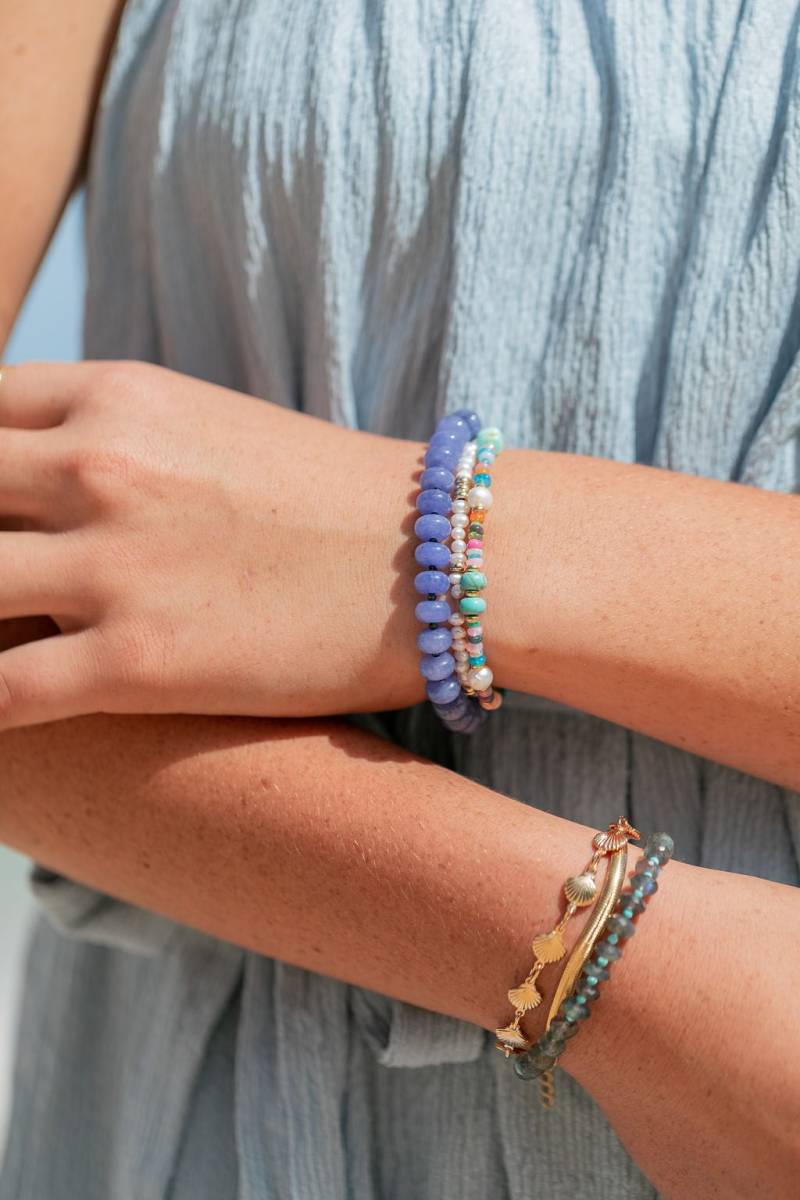 Verkauf - Violettes Edelstein Armband Jacaranda von kealohajewelry