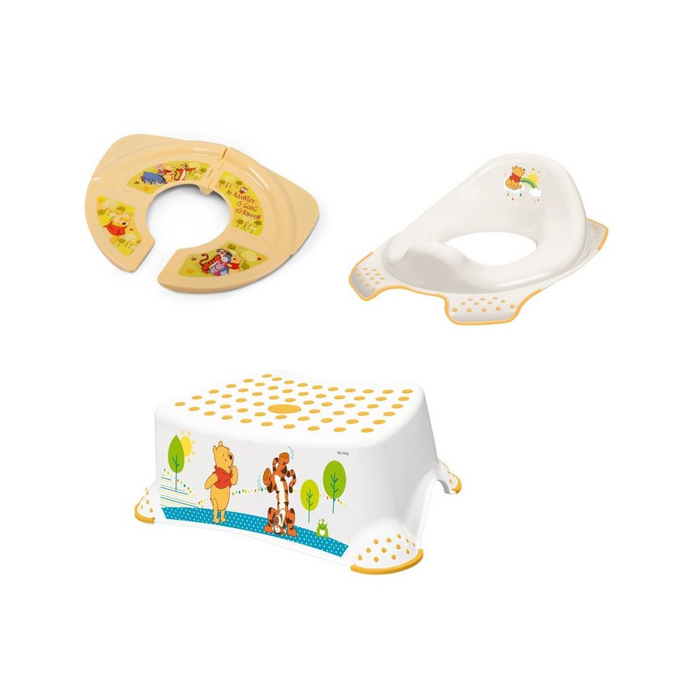 keeeper Töpfchen Disney Winnie Pooh WC-Sitz + Hocker und mehr, (3er Set) von keeeper