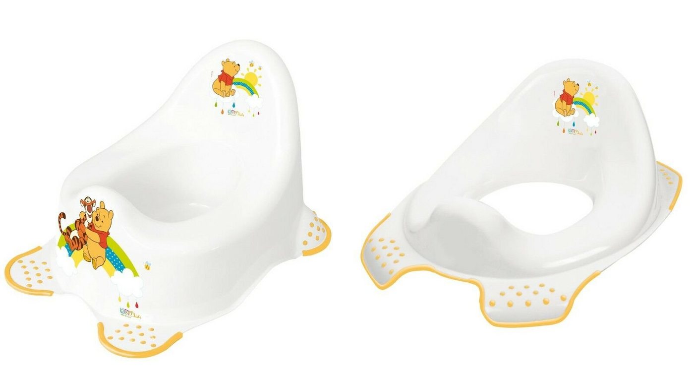 keeeper Töpfchen Kindertopf + WC Toilettensitz Winnie Pooh weiß von keeeper