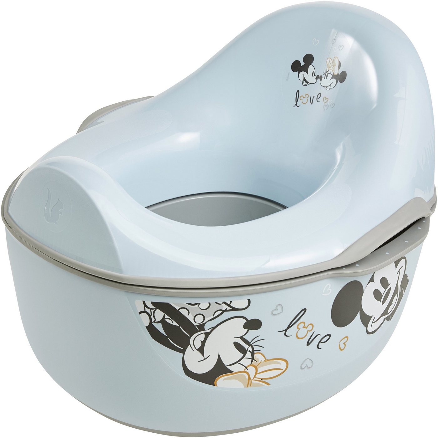 keeeper Toilettentrainer kasimir babytopf deluxe 4in1, mickey cloudy blue, Made in Europe, FSC® - schützt Wald - weltweit von keeeper