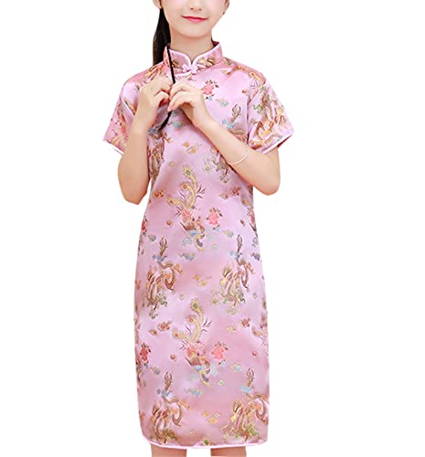 Kinder Cheongsam Sommer Retro Yangqi Prinzessin Kleid Chinesischer Wind kleines Mädchen Baby Mädchen Cheongsam Kleid von keephen