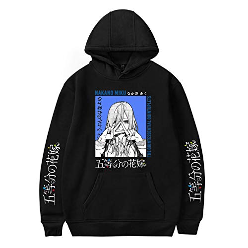 keephen Anime The Quintessential Quintuplets Langarm Kapuzenpullover Nakano Ichika Sweatshirts Pullover Nakano Nino Nakano Miku Nakano Yotsuba Nakano Itsuki von keephen