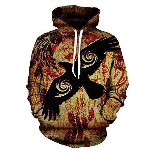 keephen Männer Frauen 3D Print Hoodies Mode Tribal Pattern Hoodie Traditionelle lateinamerikanische Pullover Sweatshirts von keephen