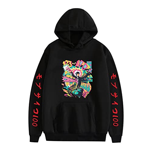 keephen Mob Psycho 100 Hoodie Anime Kageyama Shigeo Cosplay Kostüm Langarm Casual Pullover Sweatshirt für Männer Frauen von keephen