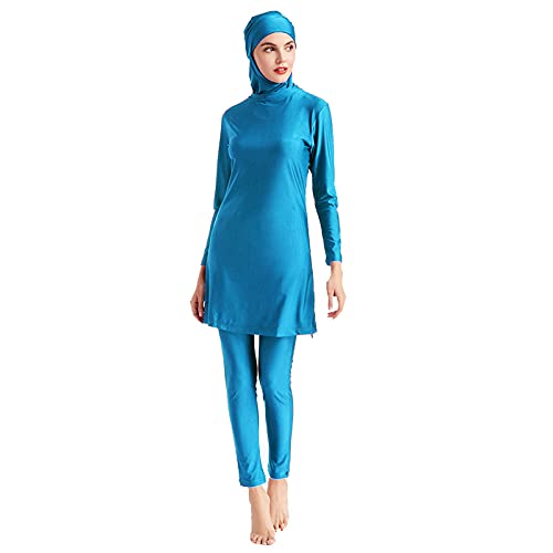 keephen Modest Muslim Bademode 3 Stück Set Islamischer Naher Osten Frauen Badeanzug Volle Abdeckung Arabische Burkini Beachwear von keephen