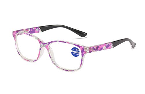 keepmore Anti Blaues Licht Computer Lesebrille Damen Herren Quadratischer Rahmen Presbyopische Brille lesen Dioptrien +1.0 to +3.5 von keepmore