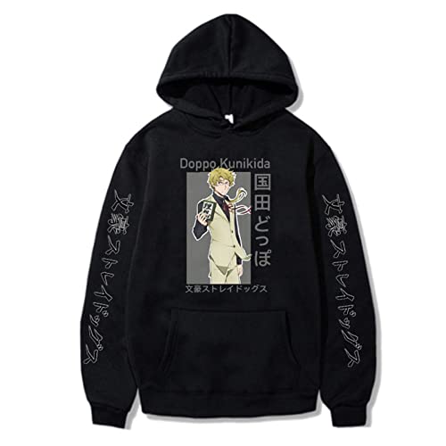 keepmore Bungo Stray Dogs Hoodie Männer Frauen Kunikida Doppo Cosplay Kostüm Gedruckt Langarm Mit Kapuze Sweatshirt Pullover Jacke Harajuku Trainingsanzug von keepmore