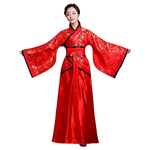 keepmore Chinesisch Hanfu Kostüm - Vintage Tang Anzug Traditionell Uralt Prinzessin Performance Bekleidung Tanz Kleid von keepmore