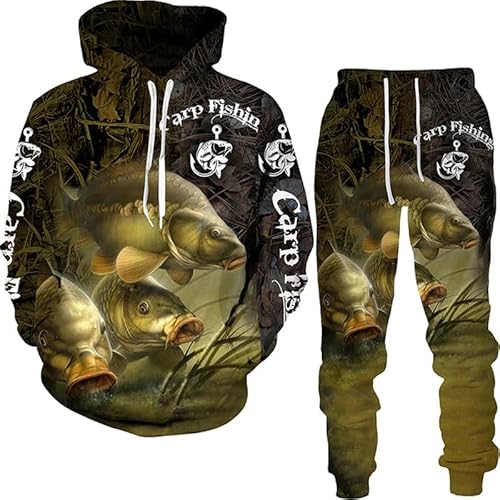 keepmore Herbst Winter Herren Karpfen Fischen 3D gedruckt Hoodie Hose Set Harajuku Trainingsanzug Outdoor Sportbekleidung Unisex Kapuzen Sweatshirt + Sweatpants Anzug keepmore Herbst Winter Herren Karpfen Fischen 3D gedruckt Hoodie Hose Set Harajuku Trainingsanzug Outdoor Sportbekleidung Unisex Kapuzen Sweatshirt + Sweatpants Anzug von keepmore