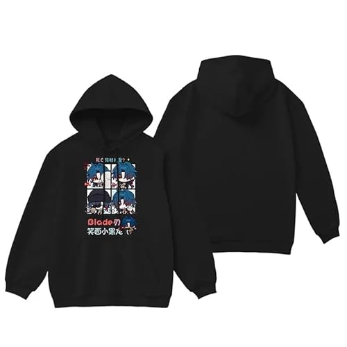 keepmore Honkai: Star Rail Blade Unisex Kapuzenpullover Herren Pulli Oberteile Damen Mode Anime Yingxing Cosplay Kapuzen Sweatshirt Outwear Jacke für Erwachsene Jugend von keepmore