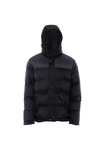 keepsuwarm Herren Wattierte Steppjacke Schwarz M von keepsuwarm