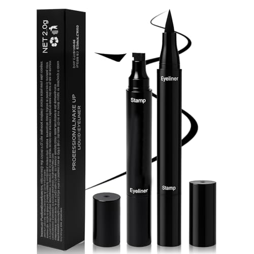 Eyeliner Schwarz, 2 Stück Eyeliner Wasserfest Augenbrauenstift Wischfest, Smokey Eye Liner mit Gel Formel Professional Makeup, Einfache Make Up Werkzeuge Eyeliner Schwarz, 2 Stück Eyeliner Wasserfest Augenbrauenstift Wischfest, Smokey Eye Liner mit Gel Formel Professional Makeup, Einfache Make Up Werkzeuge von kelav