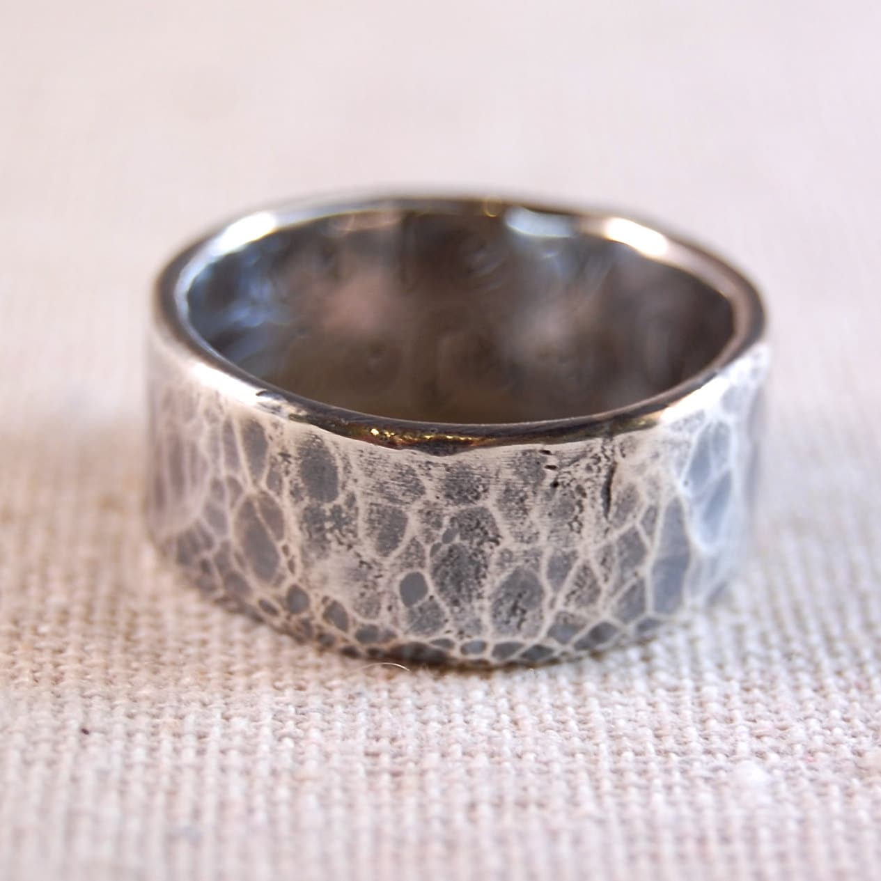 Personalisierte Ring Sterling Silber Mutter Personalisierte Vater Personalisierte Ring Sterling Silber Mutter Personalisierte Vater von kellymaekreations