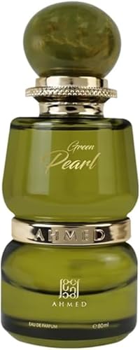 Ahmed Al Maghribi Green Pearl 80ML | Longlasting Unisex | Apple | Cedarwood | Citrus accord von kelno
