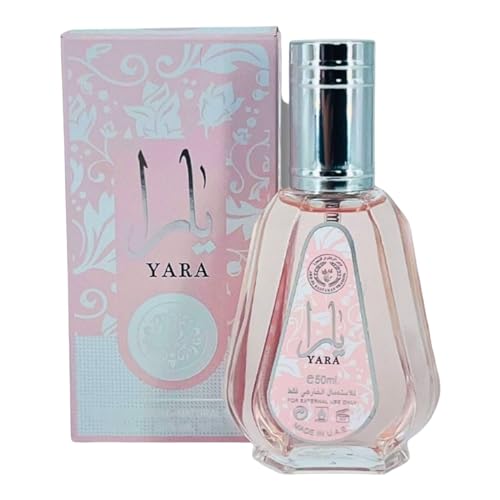 Lattafa Yara 50 ml Eau de Parfum für Damen - Sinnliche Verführung mit blumigen, fruchtigen und holzigen Noten - Luxuriöser Duft für selbstbewusste Frauen. von kelno