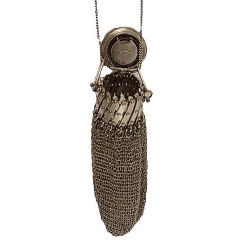 keloppasit Münzbeutel aus Metallgeflecht, Vintage-Münzbeutel aus Metall,Sammlerstück mittelalterlicher antiker Münzbeutel - Handgefertigter Doppel-Mesh-Beutel, Vintage-Mesh-Münzhalter, exquisit für keloppasit Münzbeutel aus Metallgeflecht, Vintage-Münzbeutel aus Metall,Sammlerstück mittelalterlicher antiker Münzbeutel - Handgefertigter Doppel-Mesh-Beutel, Vintage-Mesh-Münzhalter, exquisit für von keloppasit