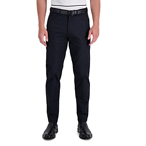 Kenneth Cole REACTION Men's Techni-Cole 5-Pocket Stretch Dual Color Modern Fit Flex Waistband Flat Front Casual Pant, Black, 32 x 32 von kenneth cole reaction