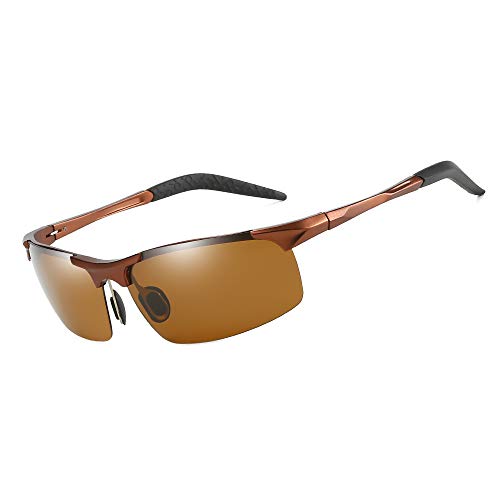 Kennifer Polarisierte Sonnenbrille für Männer Frauen, Fahren Radfahren Angeln Sonnenbrille UV-Schutz Sport Outdoor-Brille von Kennifer