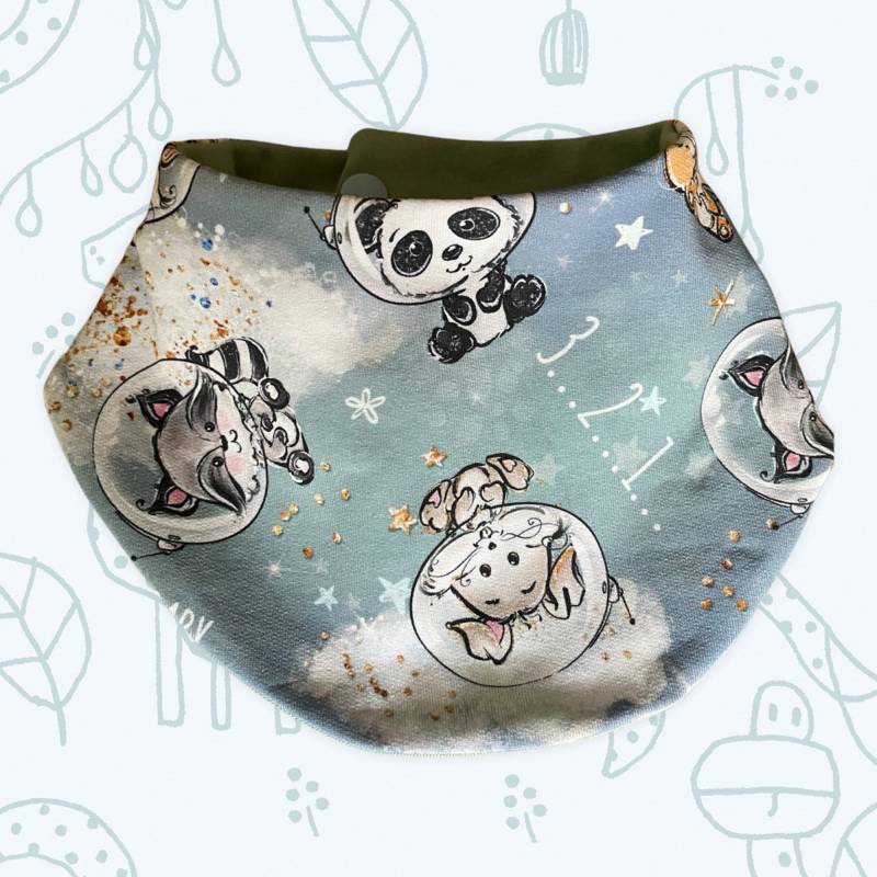 Baby Halstuch - Lätzchen I Unisex Schnuckelchen Im Weltall von kennydoo