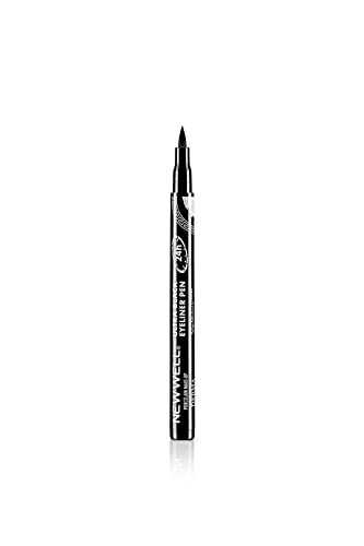 NewWell Ultra Black Professional Eyeliner - Sehr Praktisch Mit Wasserabweisender Formel Und Spezieller Spitze, Schwarzer Eyeliner Für İdeales Katzenaugen-Make-Up, Dünne Und Sensible Pinselspitze von kenparazzi