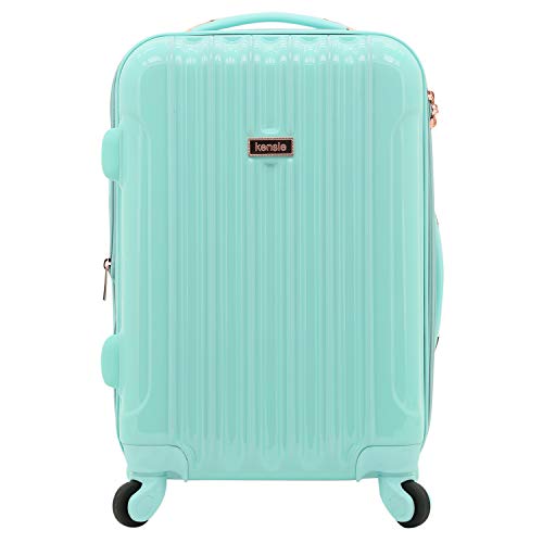 kensie Damen Alma Hardside Spinner Gepäck, Opal, Carry-On 20-Inch, Alma Hardside Trolley von kensie