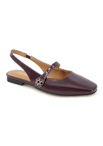 kensie Damen Felicity Ballerinas, auberginefarben, 39.5 EU von kensie