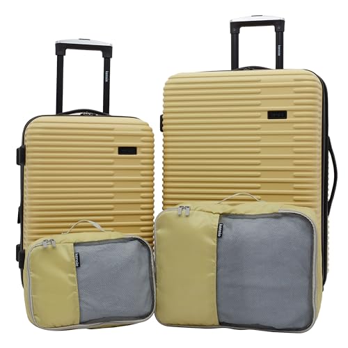 kensie Hillsboro Damen 4-teiliges Gepäck- und Reisetaschen-Set, Getrocknetes Moos, Hillsboro 4-teiliges Gepäck- und Reisetaschen-Set von kensie