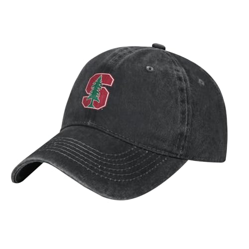 Big Boy Girl's Stanford University Stanford Cardinal Logo Summer Vintage Denim Cap Unisex Snapback Trucker Hat von kenwozi