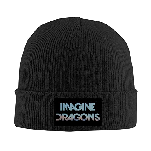 kenwozi Imagine Dragons Night Visions Strickmütze, Unisex, modisch, cool, Winter, warm, Einheitsgröße, Schwarz, Schwarz , Einheitsgröße kenwozi Imagine Dragons Night Visions Strickmütze, Unisex, modisch, cool, Winter, warm, Einheitsgröße, Schwarz, Schwarz , Einheitsgröße von kenwozi