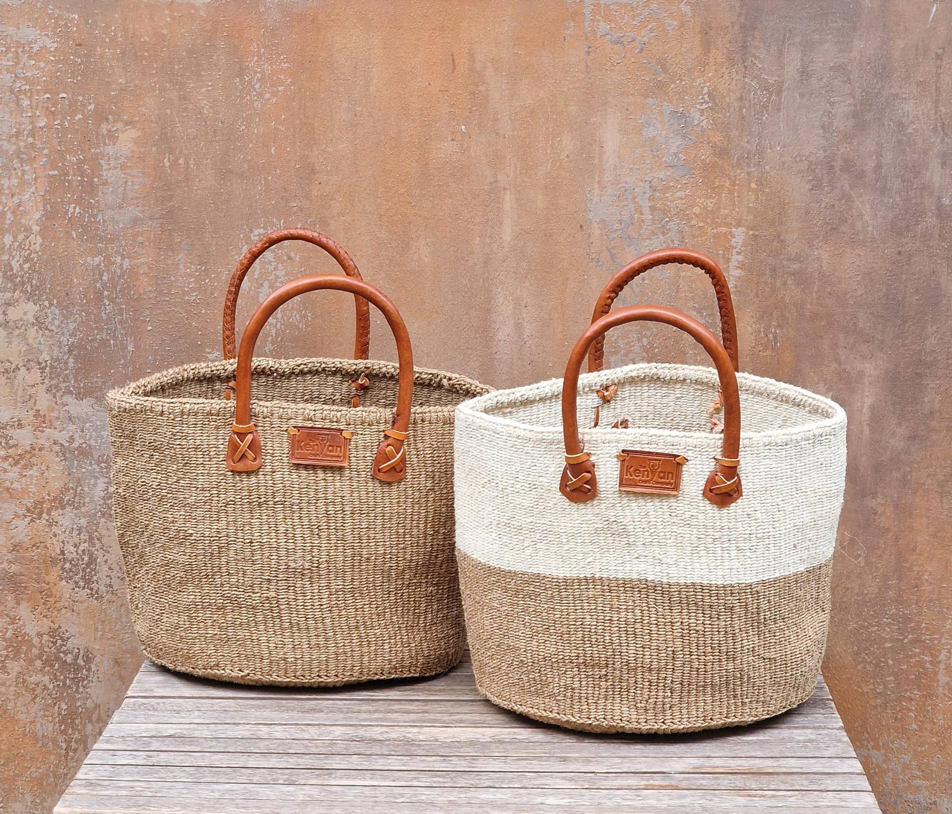 Cheka 12 "B X 12"H Natürliche Sisal Korbtasche/Markttasche Cheka 12 "B X 12"H Natürliche Sisal Korbtasche/Markttasche von kenyancraftscompany