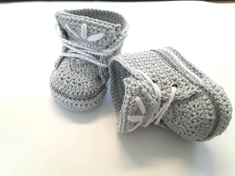 Babyschuhe/Turnschuhe Gehäkelt Unisex Geschenk Zur Geburt Taufe Babyparty Sneaker von keresk