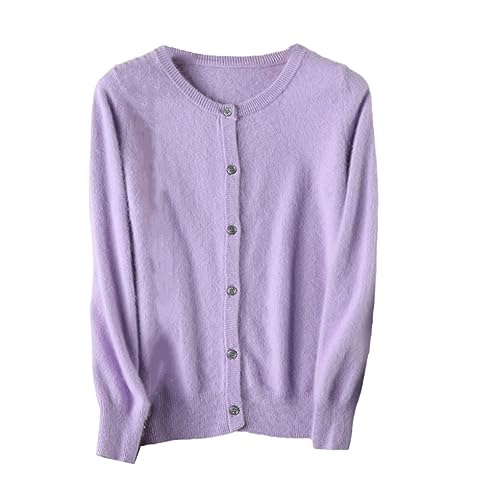 Frauen Strickjacke Warme Kaschmir Pullover Oansatz Lose Mantel Weibliche Pullover Damen Jacke Solide Stricken Strickjacken von keusyoi
