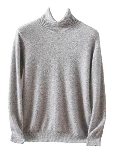 Herren 100% Nerz Kaschmir Pullover Revers Pullover Strickpullover Winter Langarm Pullover von keusyoi