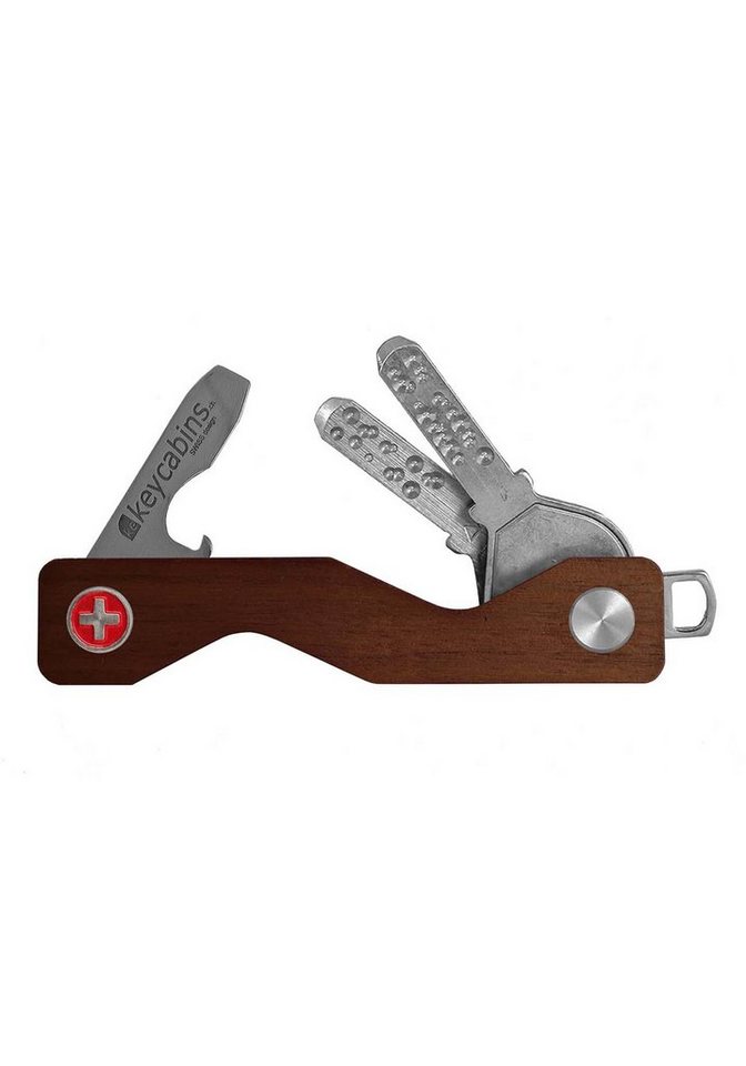 keycabins Schlüsselanhänger Wood S3, SWISS made von keycabins